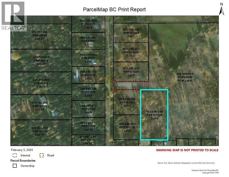 LOT 6 VERNON Road Quesnel British Columbia, V2J 7B8 - Vacant Land For Sale