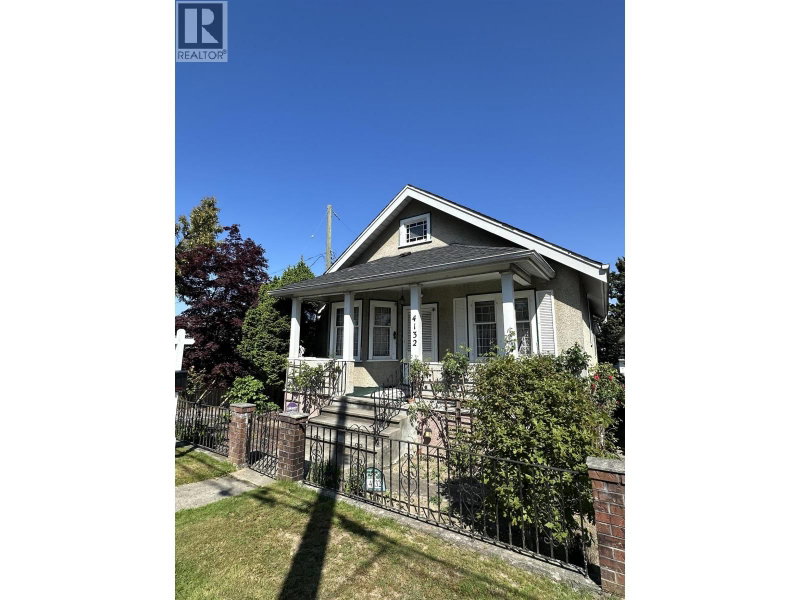 4132 BALKAN Street Vancouver British Columbia, V5V 3Z2 - 4 Bedrooms Home For Sale