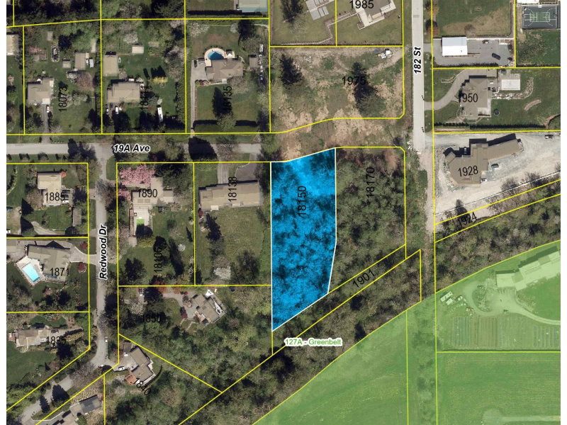 18150 19A Avenue Surrey British Columbia, V0V 0V0 - Vacant Land For Sale