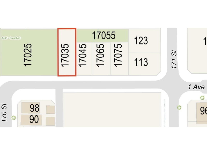 17035 1 Avenue Surrey British Columbia, V3Z 9N8 - Vacant Land For Sale