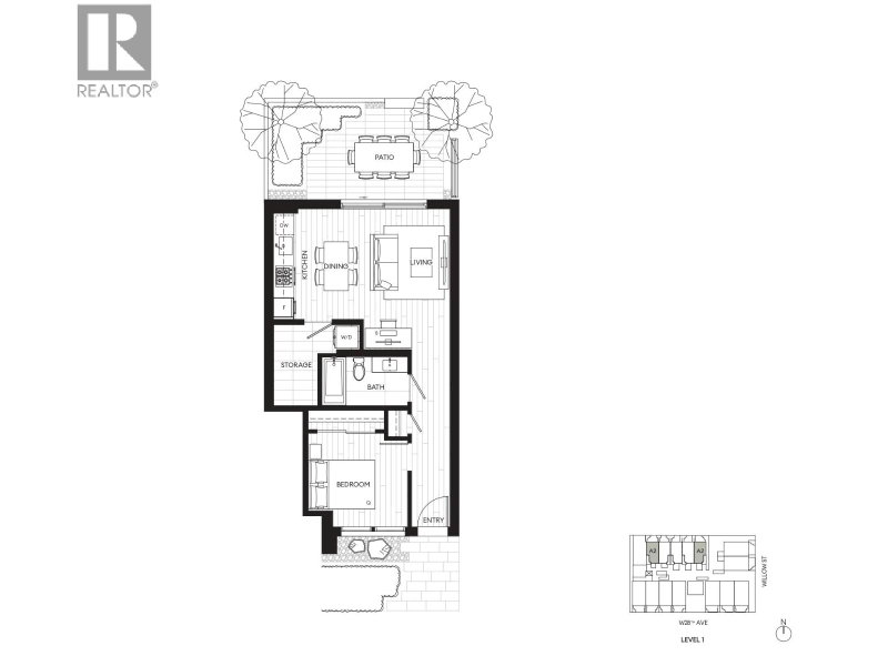 4383 WILLOW Street Vancouver British Columbia, V5Z 2H6 - 1 Bedroom Condo For Sale