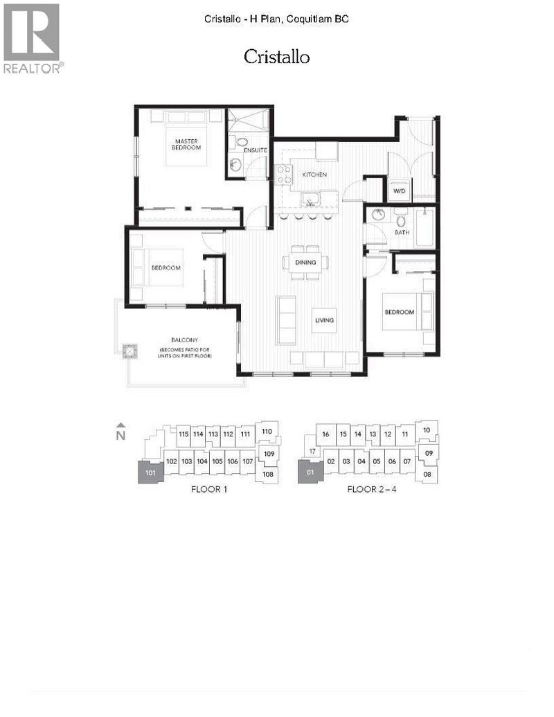 828 GAUTHIER Avenue Coquitlam British Columbia, V3K 1R9 - 3 Bedrooms Condo For Sale