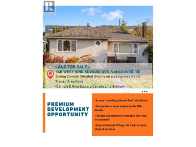 568 KING EDWARD Avenue | Vancouver British Columbia | Slide Image Two