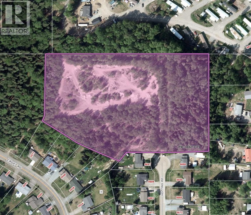 5705 HEPTING Road Prince George British Columbia, V2K 3E2 - Vacant Land For Sale