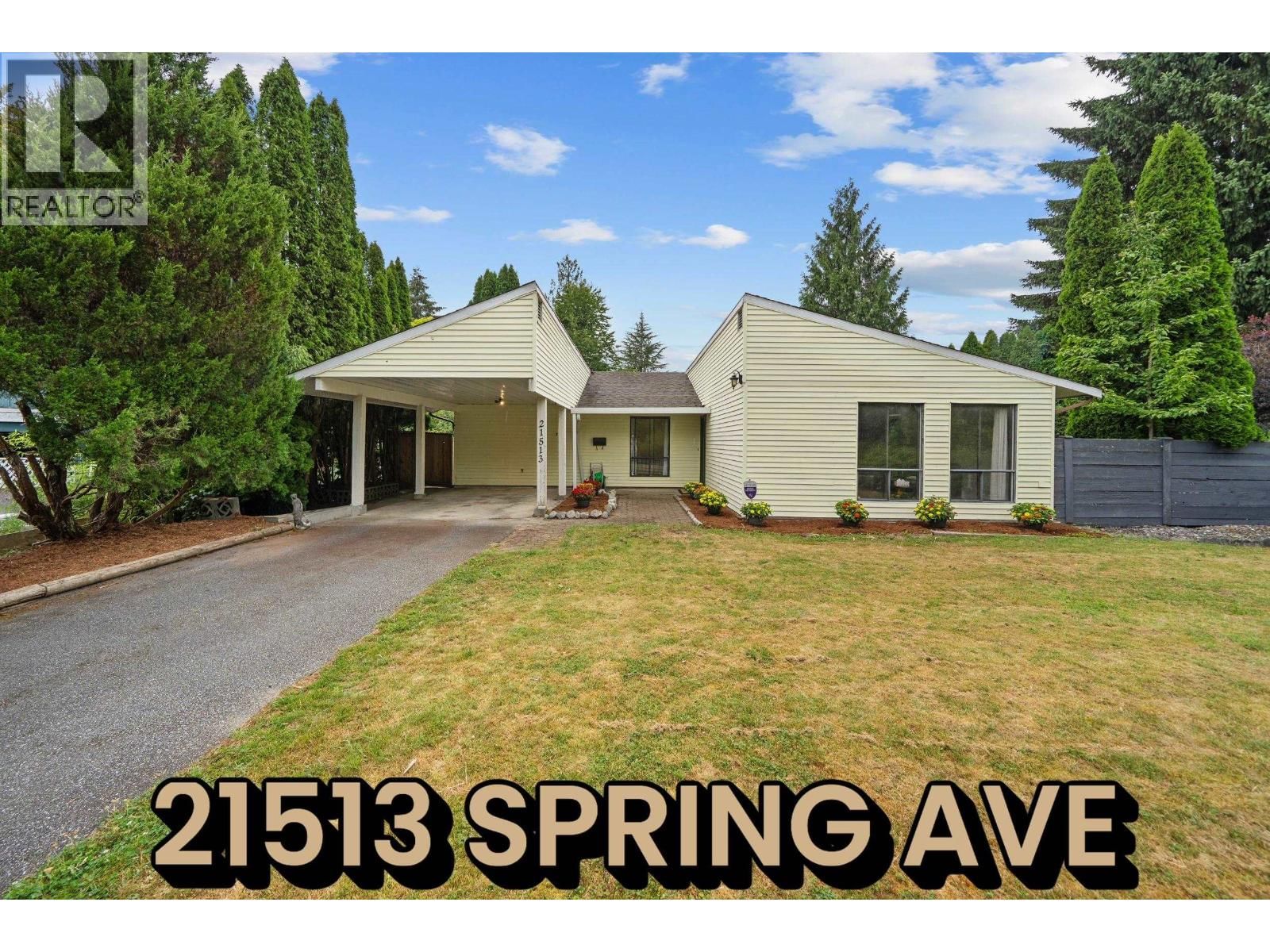 21513 SPRING Avenue, Maple Ridge, British Columbia V4R 2K8