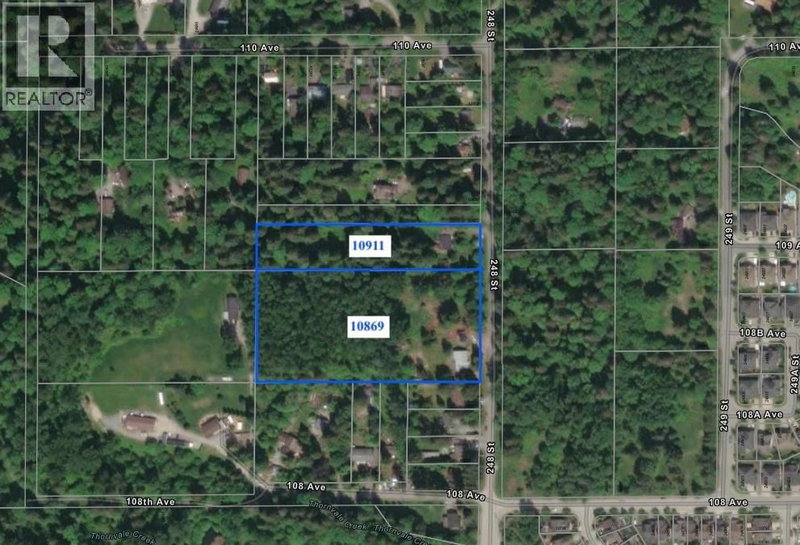 10911 248 Street Maple Ridge British Columbia, V2W 1G7 - Vacant Land For Sale