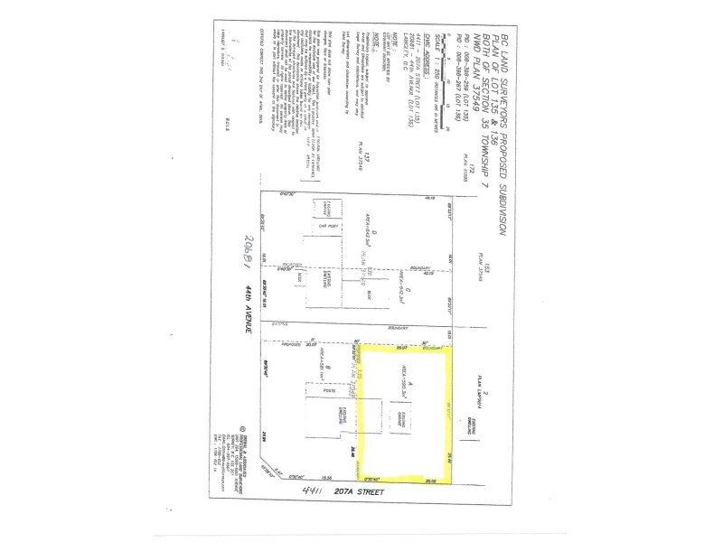 4425 207A Street Langley British Columbia, V3A 2G8 - Vacant Land For Sale