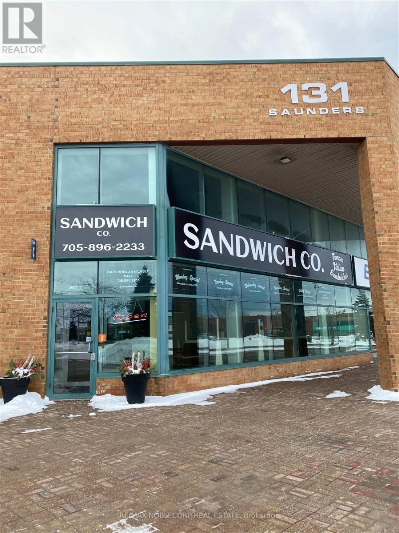 Image #1 of Restaurant for Sale at #1 -131 Saunders Rd, Barrie, Ontario