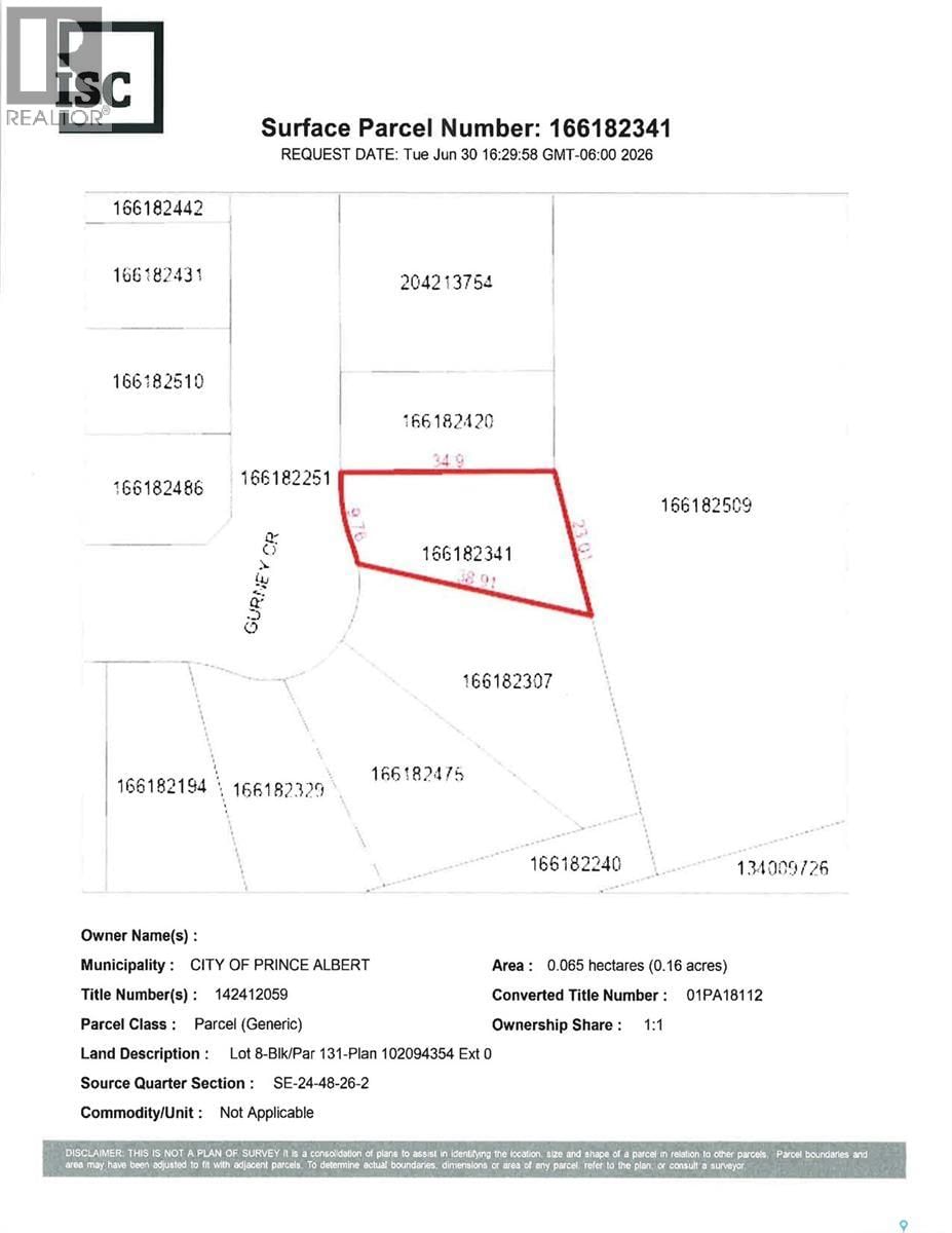 32 Gurney CRESCENT, Prince Albert, Saskatchewan S6X 0A7