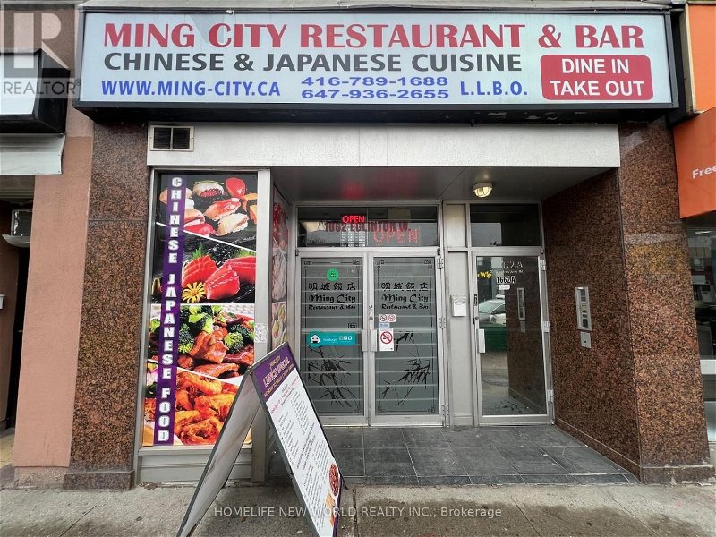 Image #1 of Restaurant for Sale at #gnd+bmt -1662 Eglinton Ave W, Toronto, Ontario