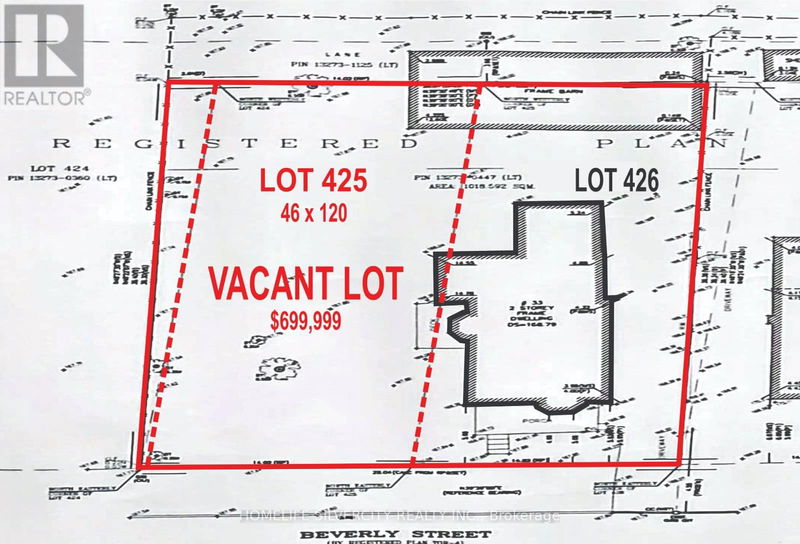 Lot 425 33 Beverley Street  Mississauga (Malton), L4T1E9 | Image 1