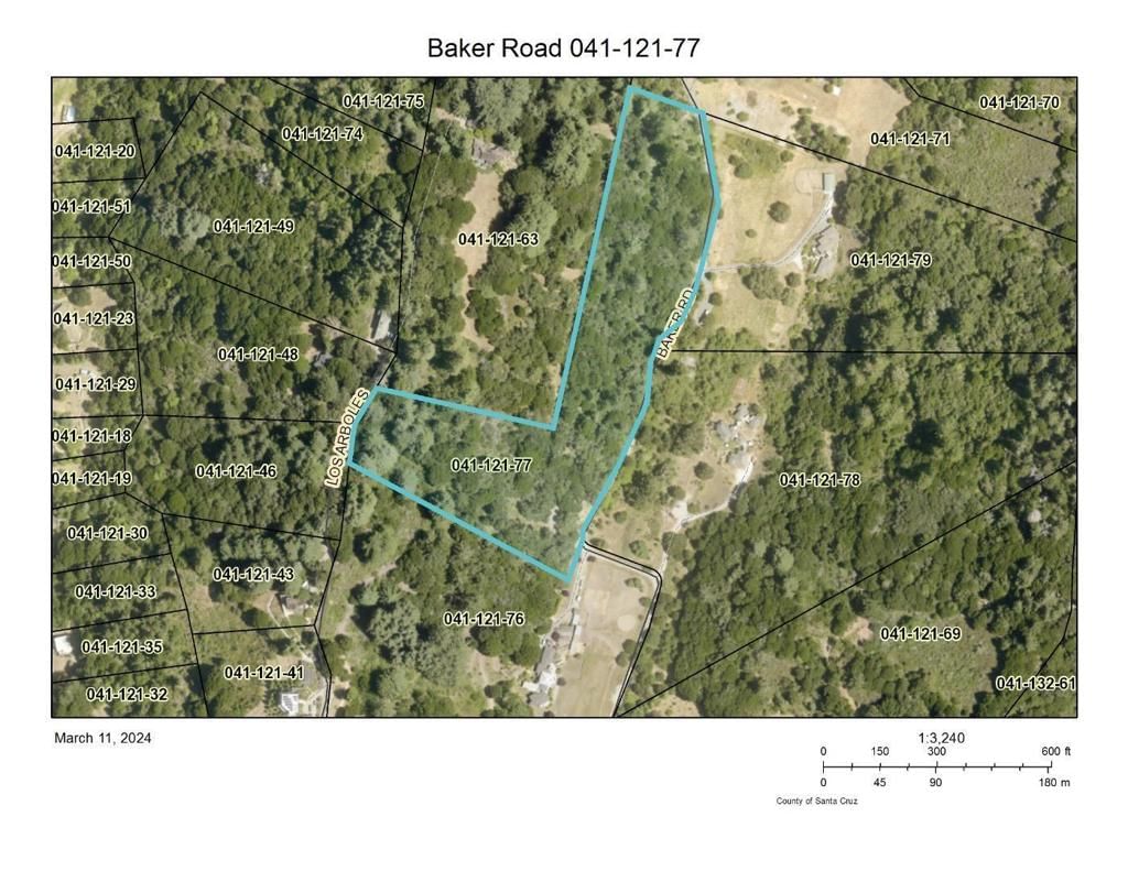 Baker Road, Aptos, CA, 95003