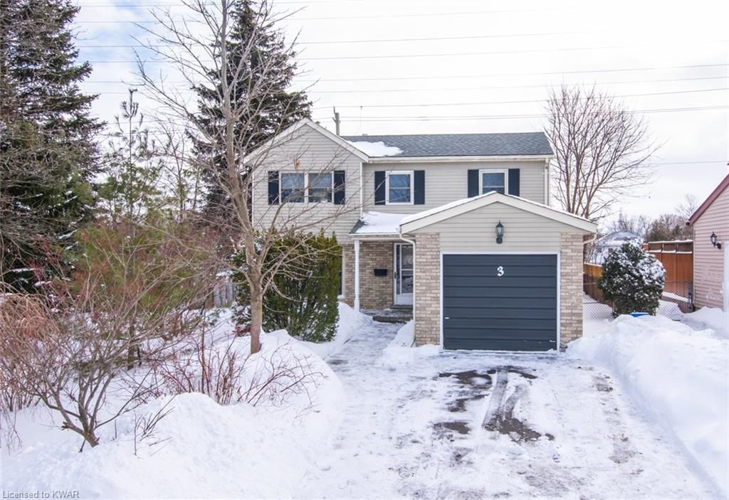 Single Family sold at 3 ROLLING MEADOWS Drive, Kitchener, Ontario, N2N 1T4 - Forest Heights - MLS: 40201958
