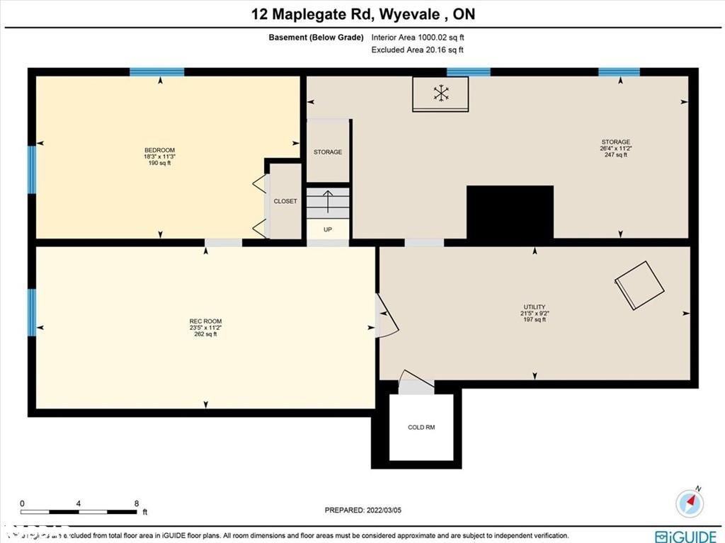 Single Family Residence sold at 12 Maplegate Street, Wyevale, ON, L0L 2T0 - Tiny - MLS: 40220153