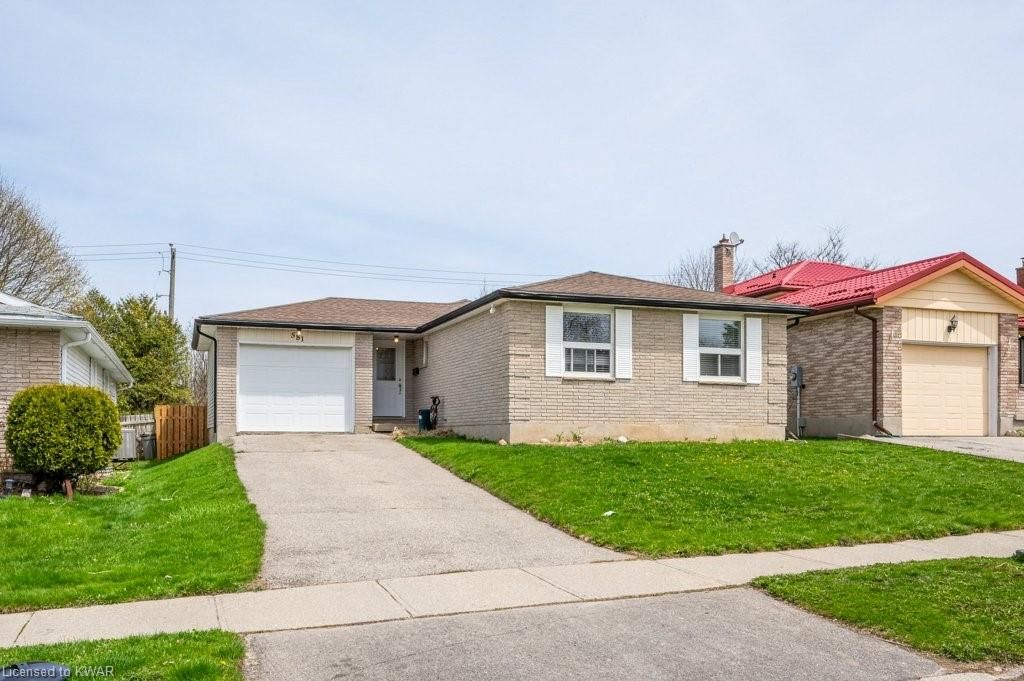 Single Family sold at 581 WESTVALE Drive, Waterloo, Ontario, N2T 1G5 - Westvale - MLS: 40254281