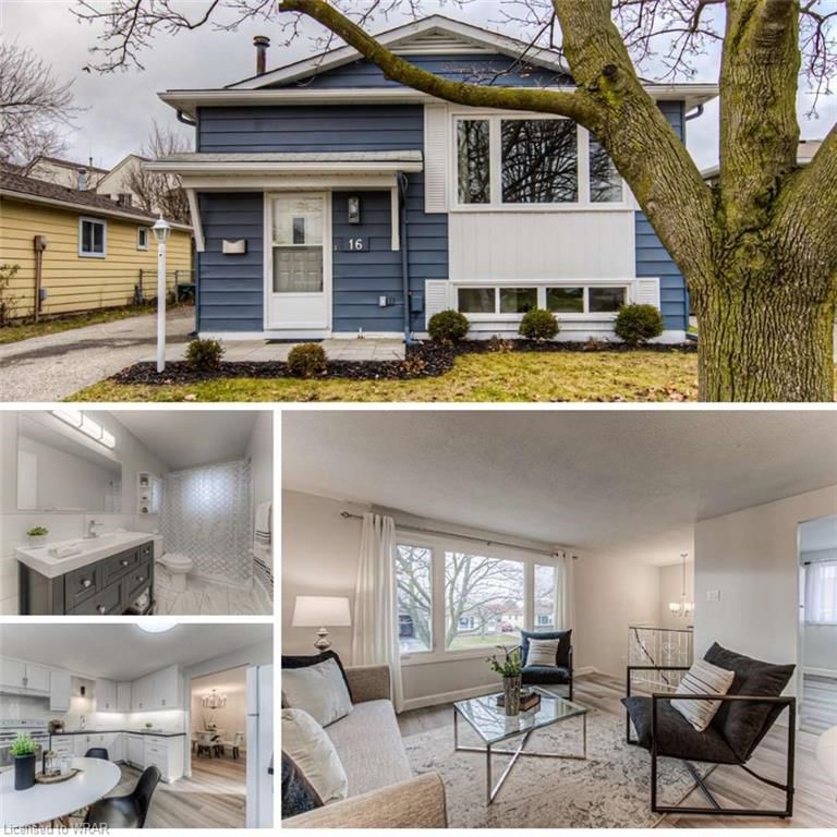 Single Family Residence sold at 16 Harcourt Crescent, Kitchener, Pioneer Park/Doon/Wyldwoods, N2P 1K9 - MLS: 40517756