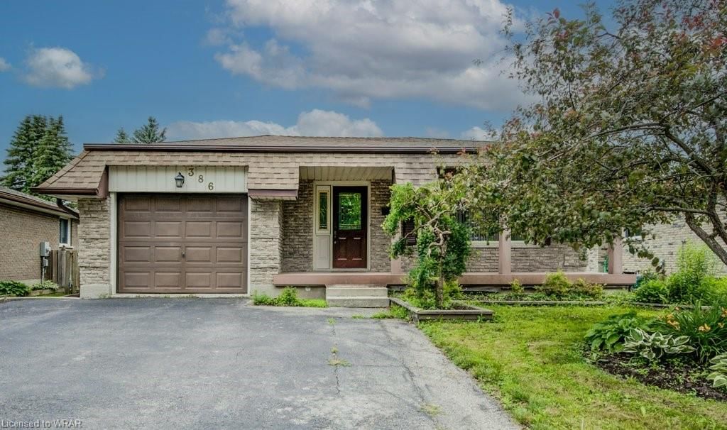 Single Family Residence sold at 386 Lakeview Drive, Waterloo, ON, N2L 4Z6 - Lakeshore/Parkdale - MLS: 40612593