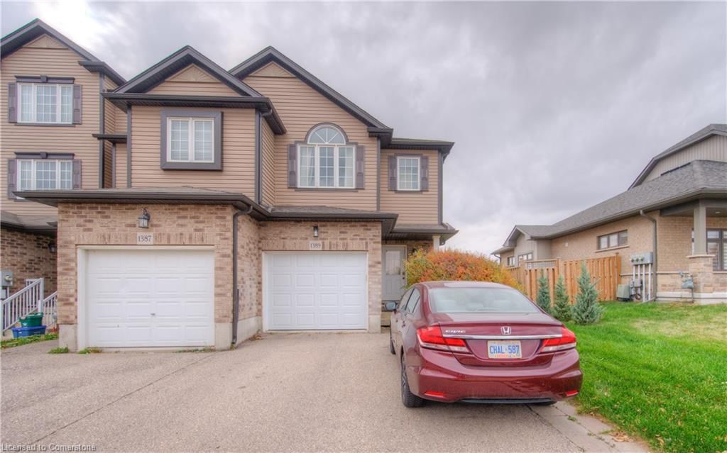 Single Family Residence for lease at 1389 Countrystone Drive, Kitchener, Westvale, N2N 3R8 - MLS: 40683374