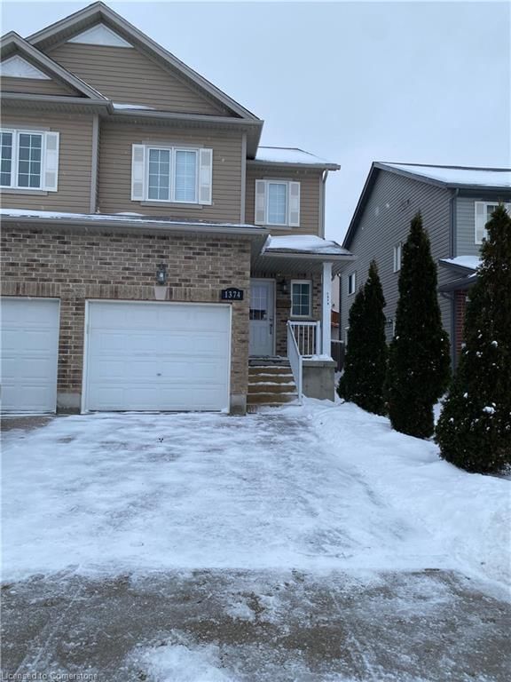 Single Family Residence for lease at 1374 Countrystone Drive, Kitchener, Westvale, N2N 3R8 - MLS: 40687494