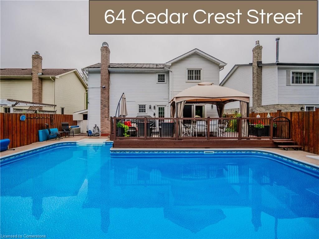 Single Family Residence sold at 64 Cedar Crest Street, Kitchener, Forest Heights, N2N 1Y2 - MLS: 40689947