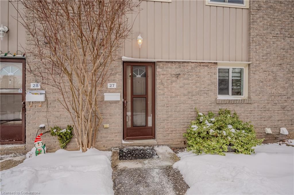 Row/Townhouse sold at 27-25 Upper Canada Drive, Kitchener, Pioneer Park/Doon/Wyldwoods, N2P 1G2 - MLS: 40694890