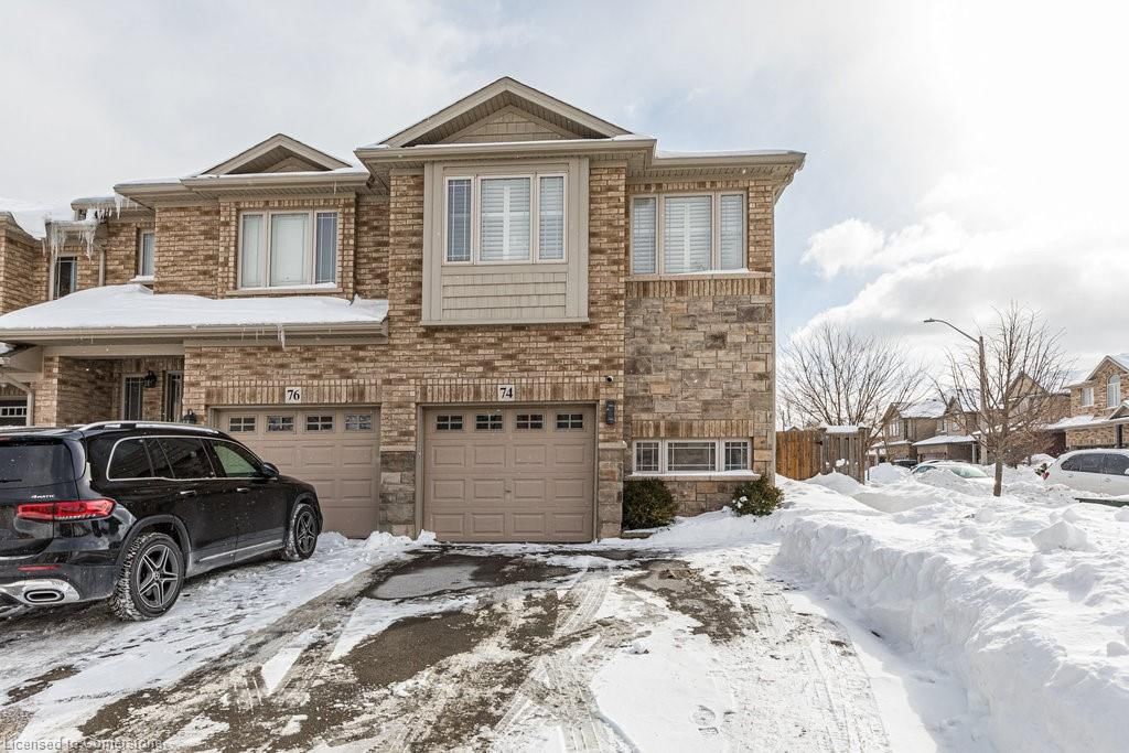 Row/Townhouse for sale at 74 Edenrock Drive, Stoney Creek, Winona Industrial, L8E 0G7 - MLS: 40701356