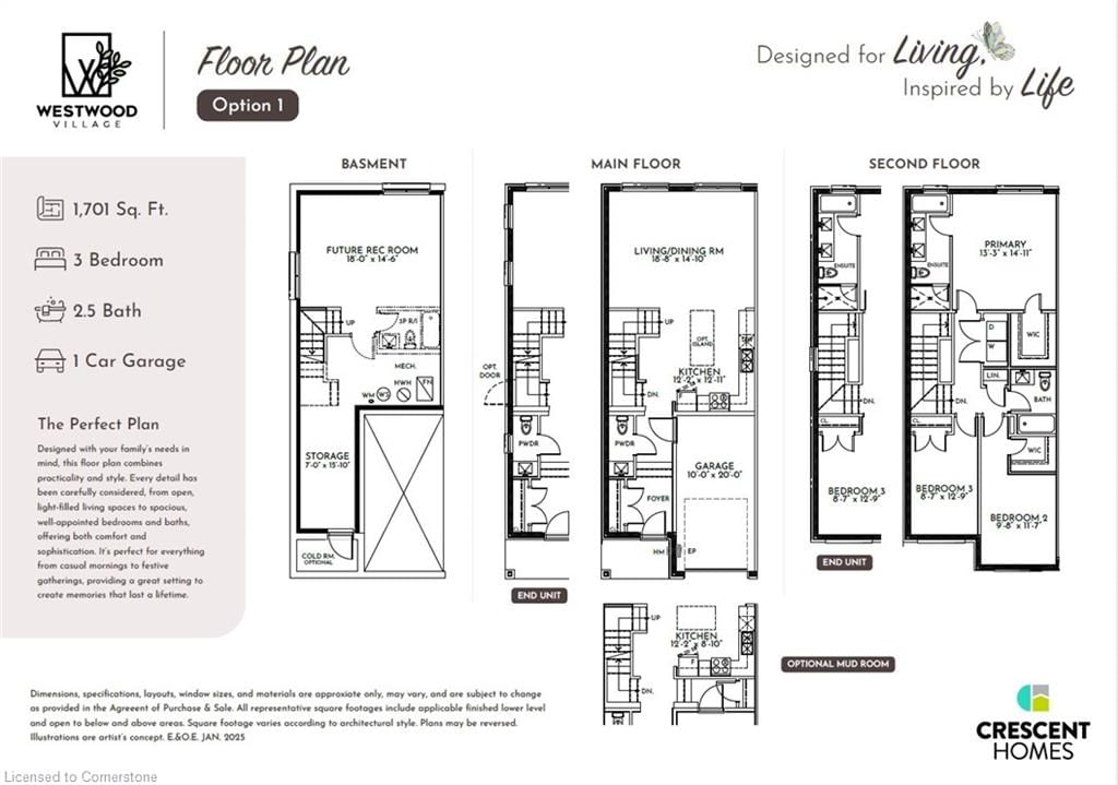 Row/Townhouse for sale at UNIT 2 Langridge Way, Cambridge, Westview, N1S 5B9 - MLS: 40704355