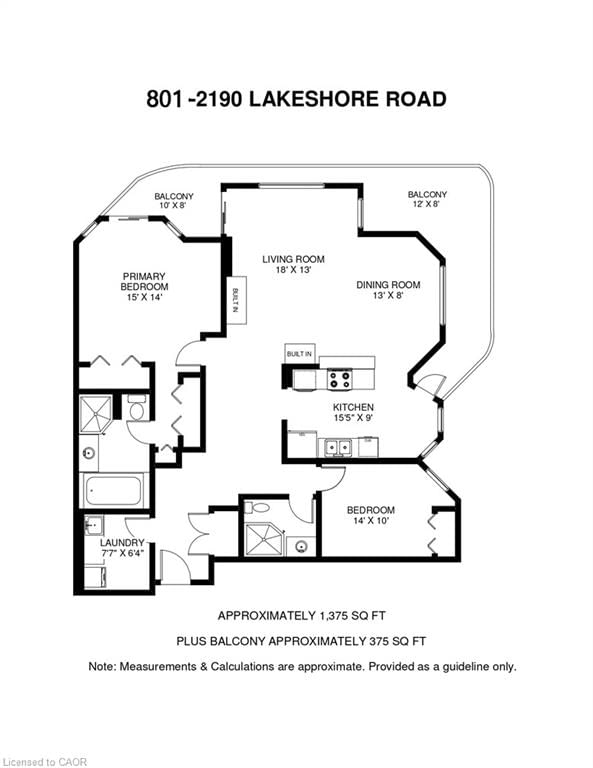 Condo/Apt Unit for sale at 801-2190 Lakeshore Road, Burlington, ON, L7R 4K1 - Central - MLS: 40789580