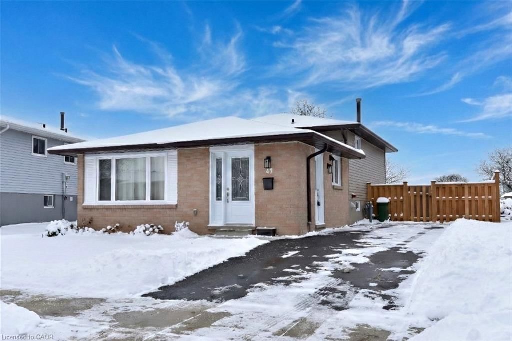 Single Family Residence for sale at 47 Odessa Street, Stoney Creek, ON, L8J 1A3 - Valley Park - MLS: 40799250