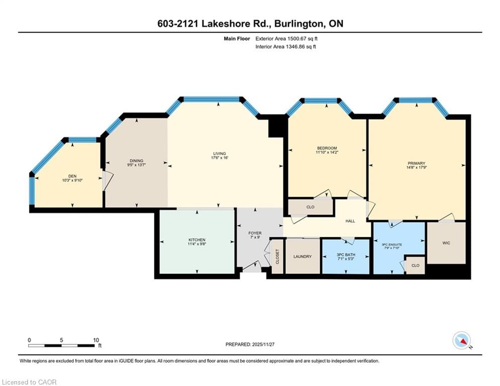 Condo/Apt Unit for sale at 603-2121 Lakeshore Road, Burlington, ON, L7R 1C9 - Central - MLS: 40808742