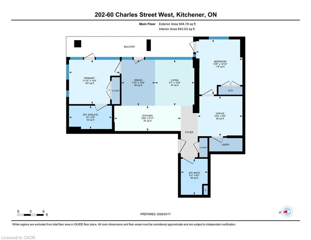 Condo/Apt Unit for sale at 201-60 Charles Street, Kitchener, ON, N2G 0C9 - Downtown Kitchener/West Ward - MLS: 40811279