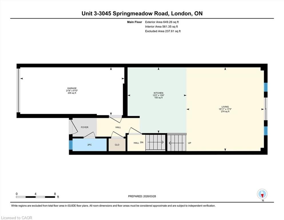 Row/Townhouse for sale at 3-3045 Springmeadow Road, London, ON, N6J 3V9 - South W - MLS: 40814007