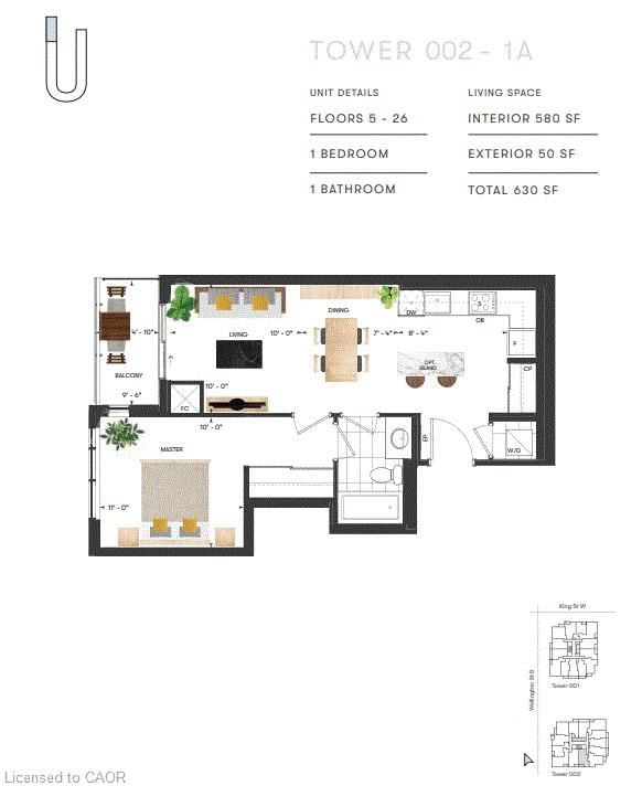 607 - 15 Wellington Street S