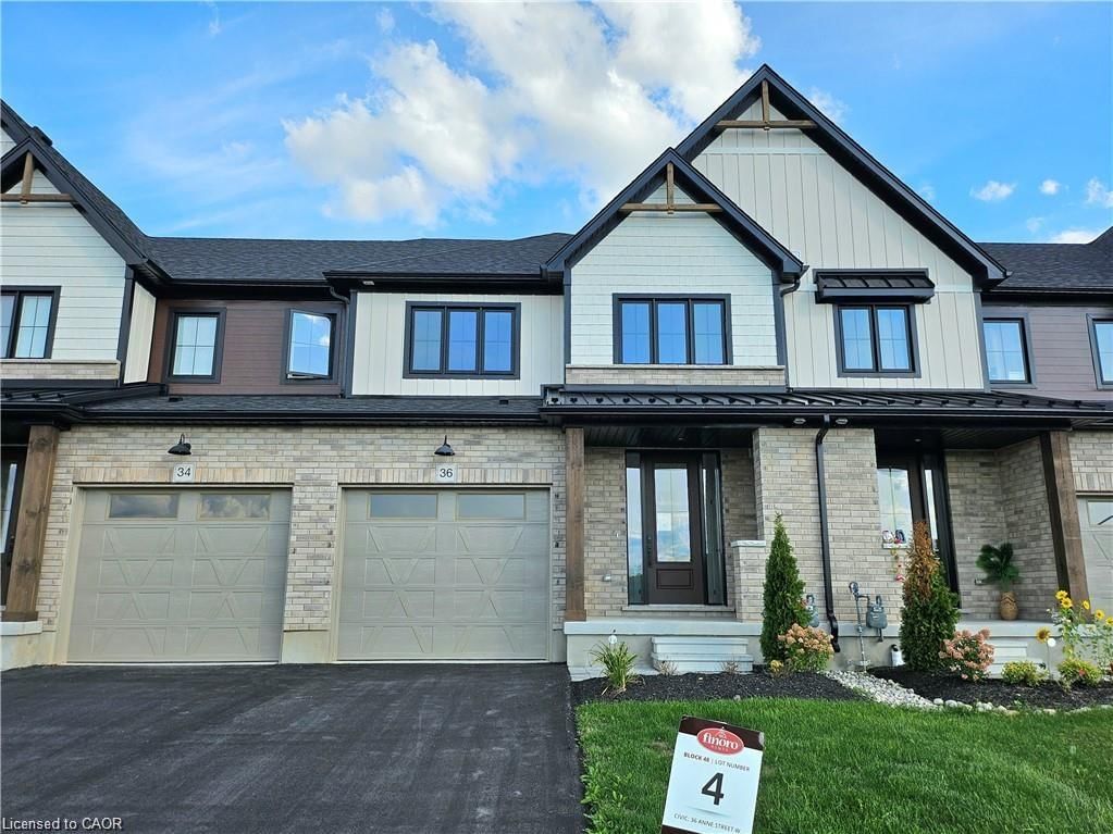 Row/Townhouse for sale at 36 Anne Street, Harriston, ON, N0G 1Z0 - Minto - MLS: 40817587