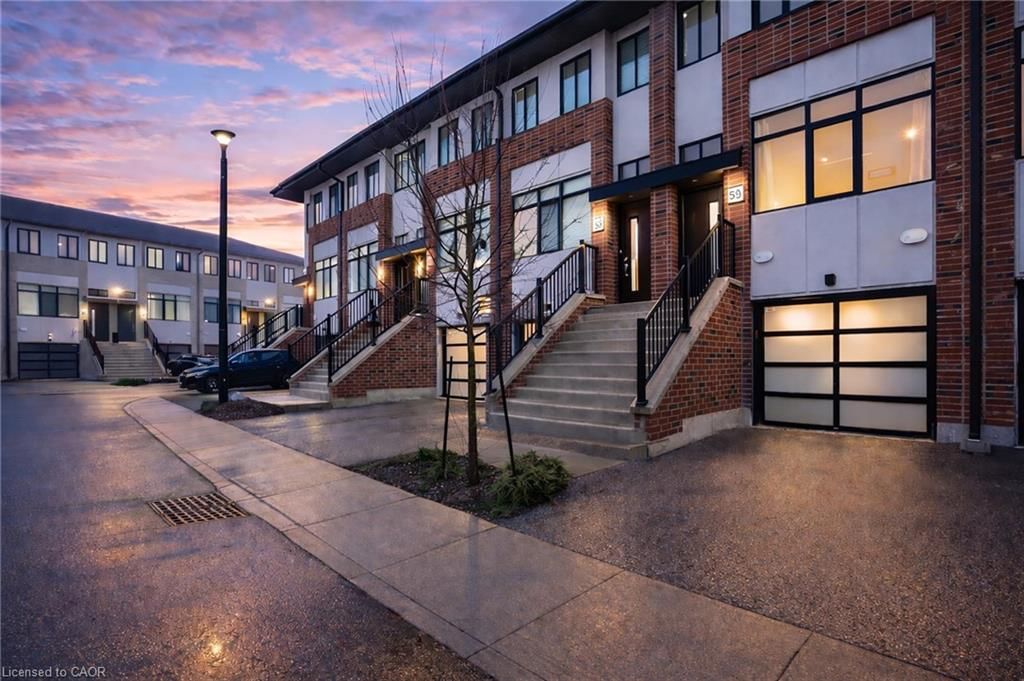 Row/Townhouse for sale at 59 Markle Crescent, Ancaster, ON, L9G 0H3 - Maple Lane Annex - MLS: 40819524