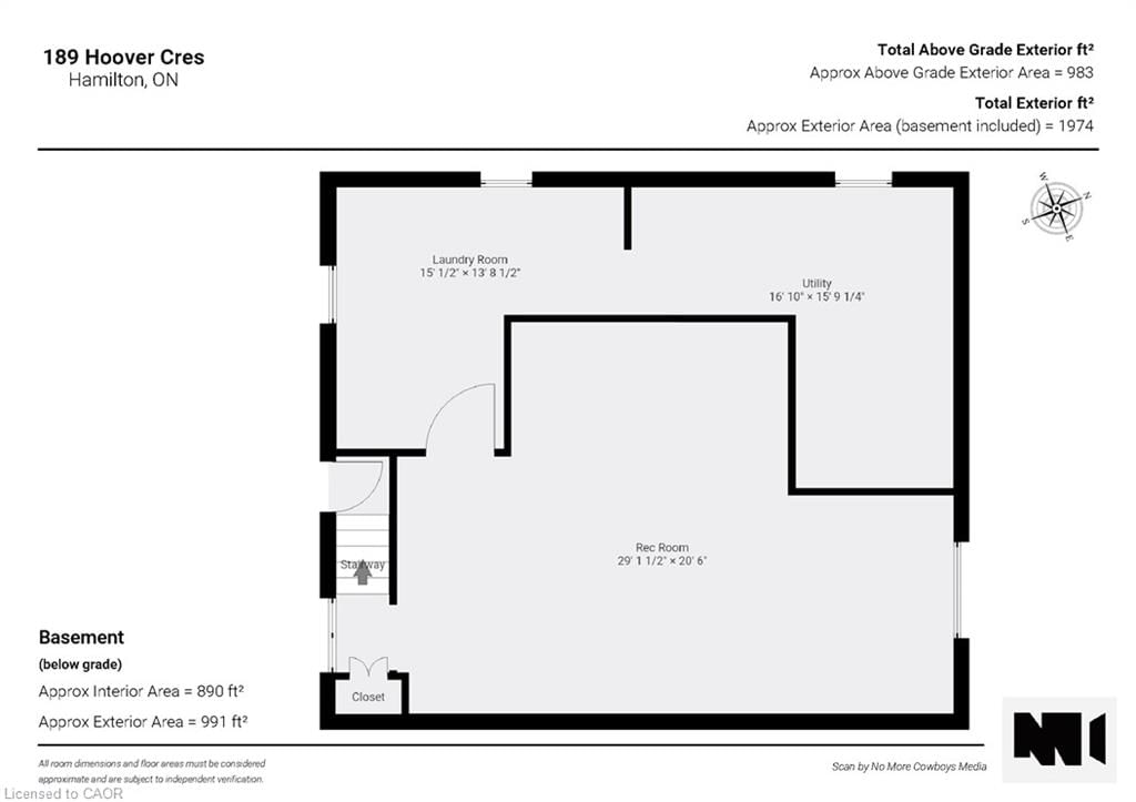 Single Family Residence for sale at 189 Hoover Crescent, Hamilton, ON, L9A 3H2 - Balfour - MLS: 40821154