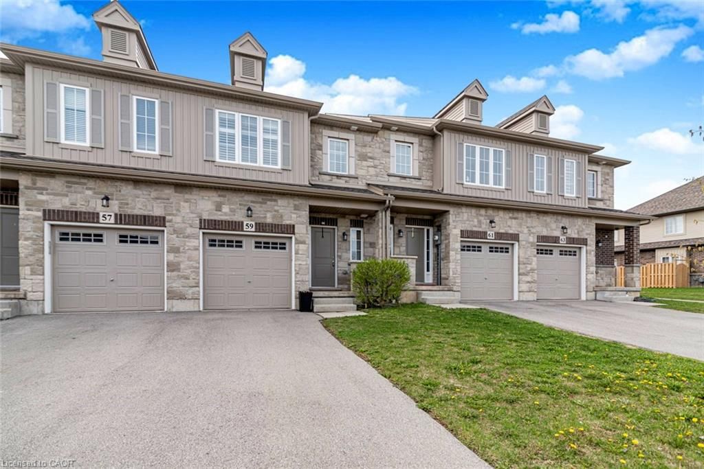 Row/Townhouse for sale at 59 Beasley Grove, Ancaster, ON, L9K 0J7 - Meadowlands - MLS: 40827389