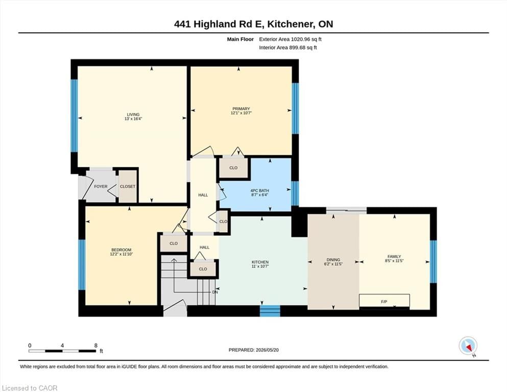 Single Family Residence sold at 441 Highland Road, Kitchener, ON, N2M 3W8 - Forest Hill - MLS: 40831756