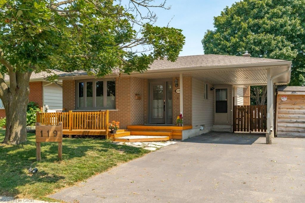 Duplex Up/Down sold at 119 Millwood Crescent, Kitchener, ON, N2P 1R4 - Pioneer Park/Doon/Wyldwoods - MLS: 40852448