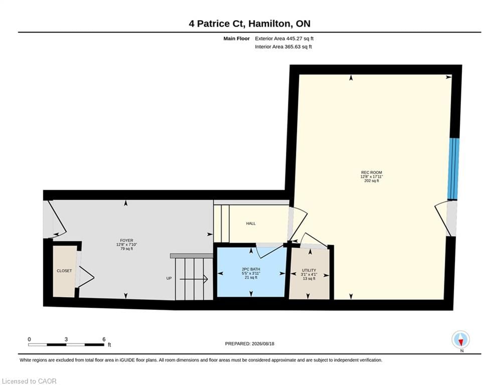 Row/Townhouse for sale at 4 Patrice Court, Dundas, ON, L9H 5P5 - Governor - MLS: 40856488