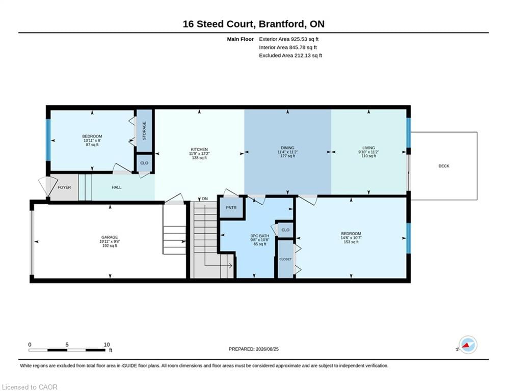 Row/Townhouse sold at 16 Steed Court, Brantford, ON, N3S 0B7 - Echo Place - MLS: 40856498