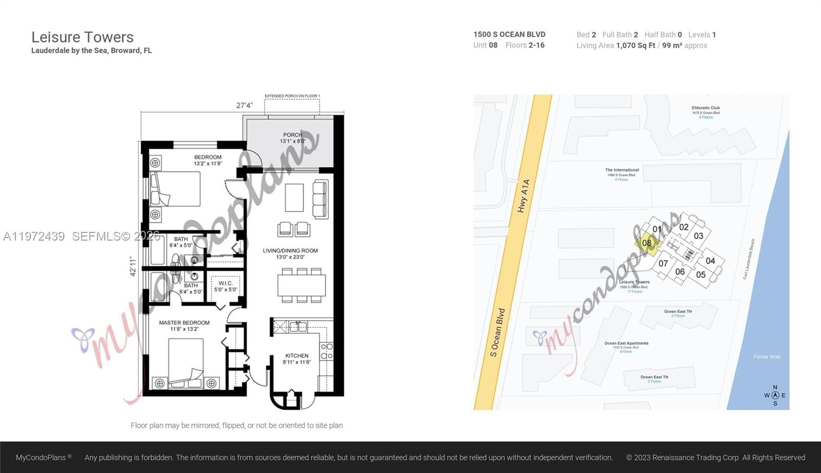 1500 S Ocean Blvd, Unit 1408 - 37