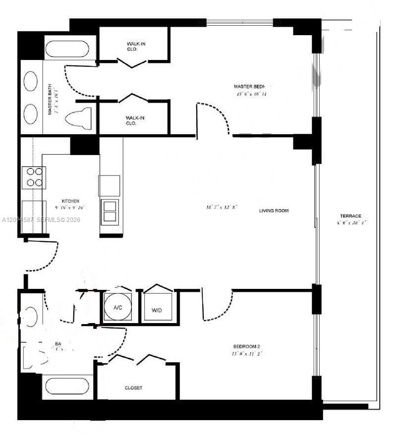 1800 N BAYSHORE DR, Unit 609 - 1