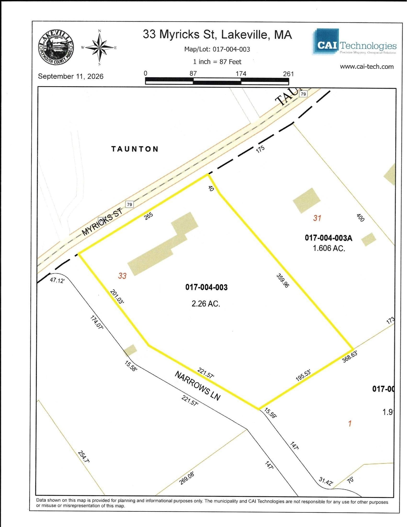 Property at 33 Myricks St, Lakeville, MA 02347