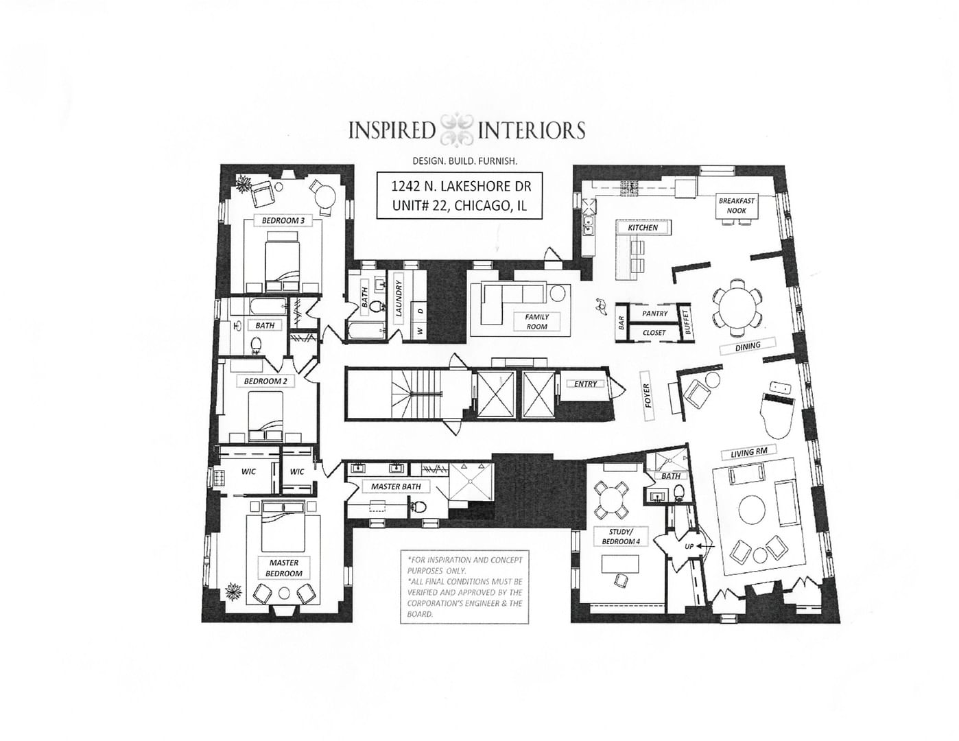 1242 N LAKE SHORE Drive #22, Chicago, IL 60610 — all view