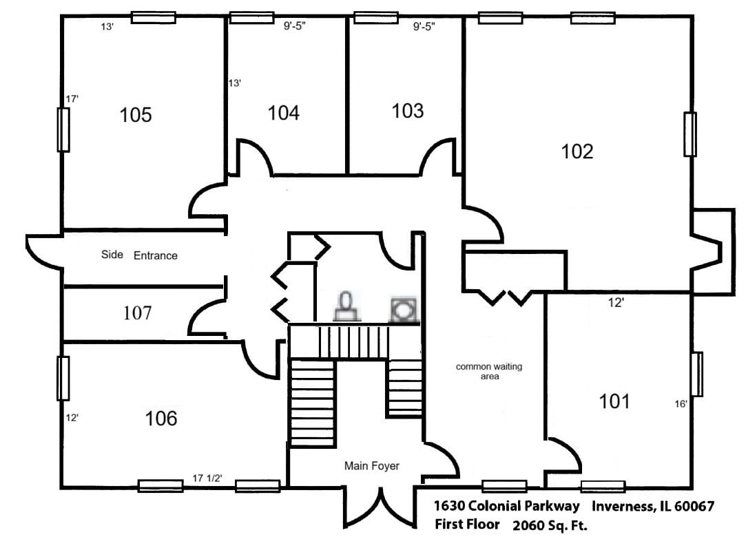 1630 W Colonial Parkway #25, Inverness, IL 60067 — exterior view