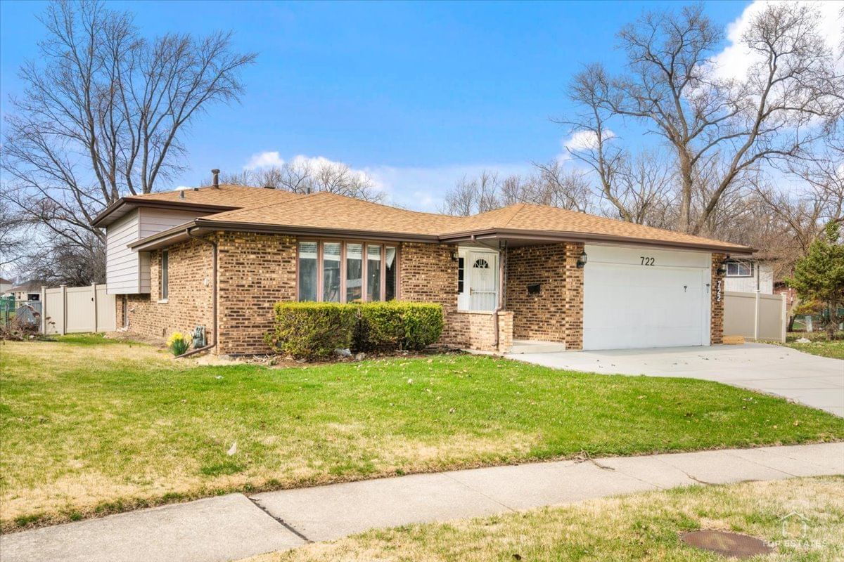 722 Kostner Avenue, Matteson, IL 60443 — exterior view