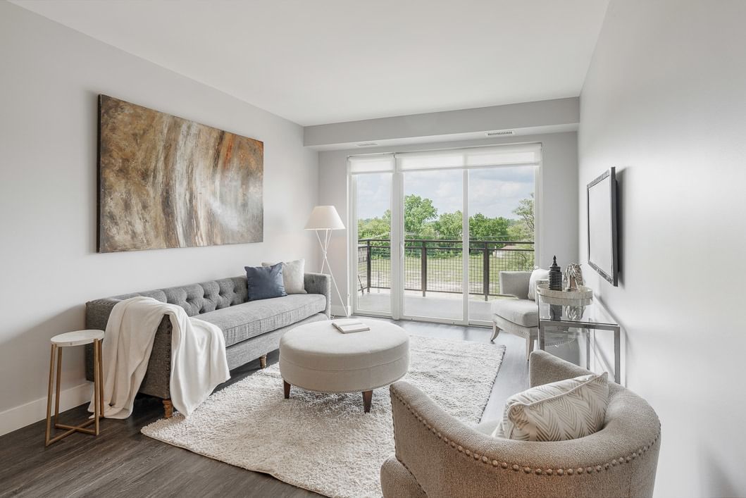 101 W Liberty Street #208, Barrington, IL 60010 — living view