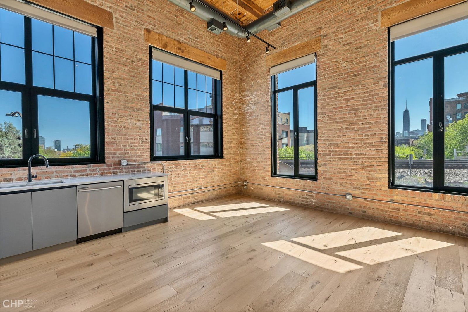 729 N Sangamon Street #406, Chicago, IL 60642 — living view