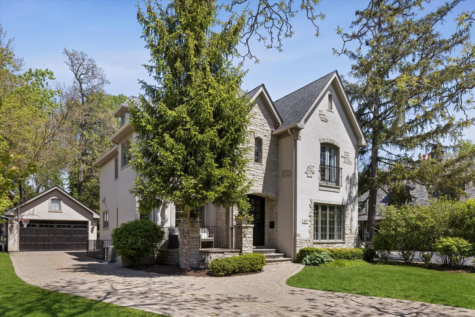 117 W NORTH Street, Hinsdale, IL 60521 — exterior view